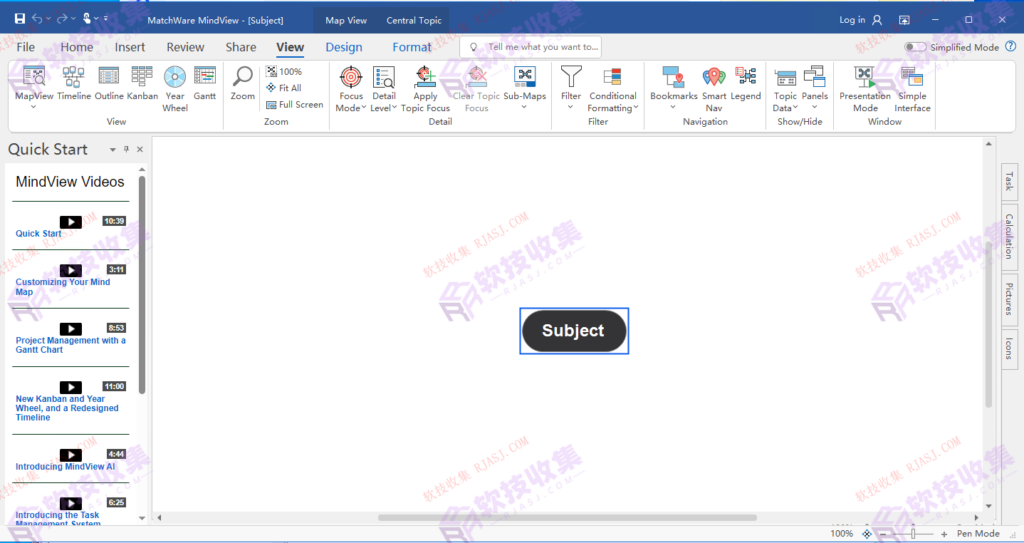 图片[1]-PC-80-MatchWare MindView v9.0.40514 x64(思维导图软件)特别版-软技收集
